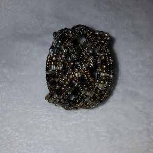 Guess Brand beaded cuff bracelet